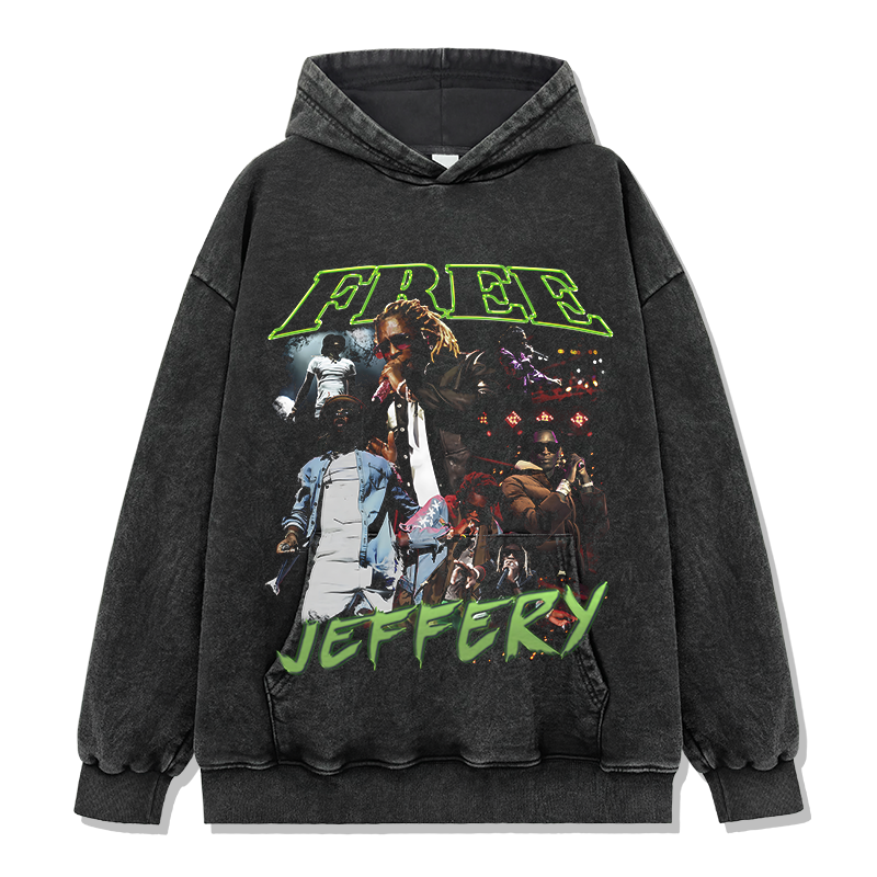 SUDADERA CON CAPUCHA JEFFERY GRATIS 2024