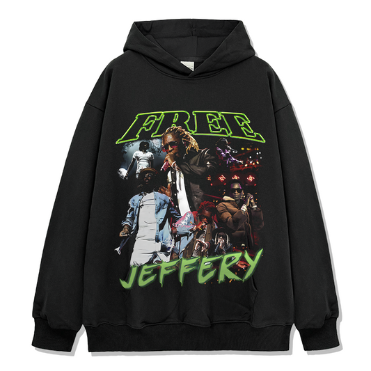 SUDADERA CON CAPUCHA JEFFERY GRATIS 2024