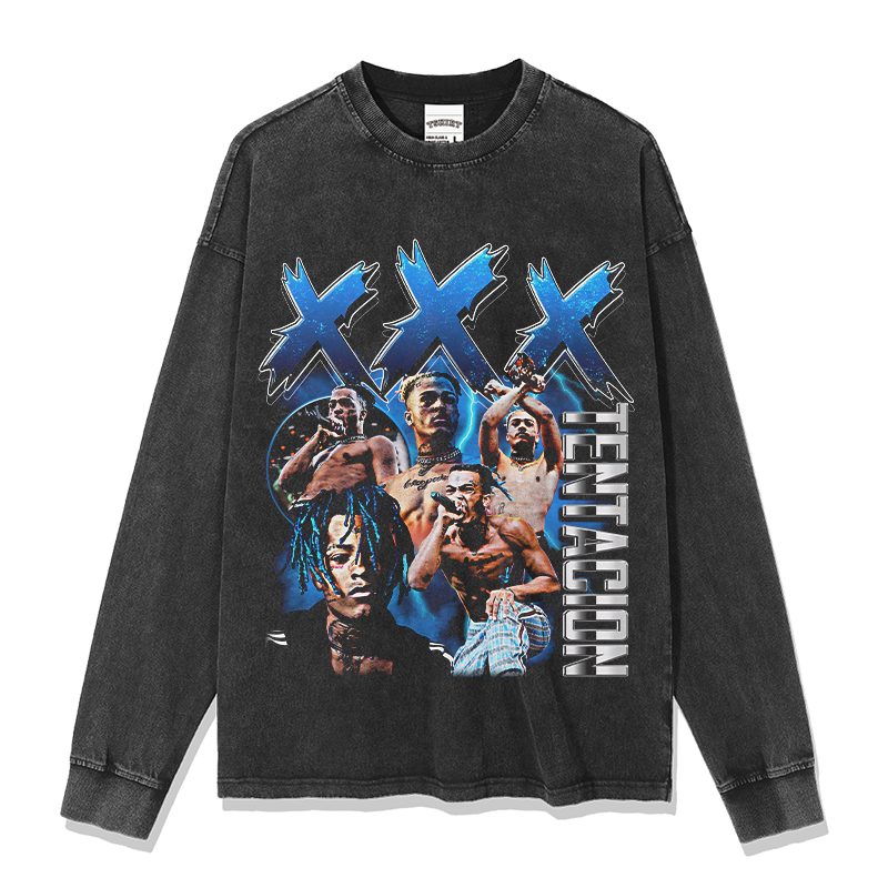 XXXTentacion Sweatshirt tribute tee in heavyweight cotton