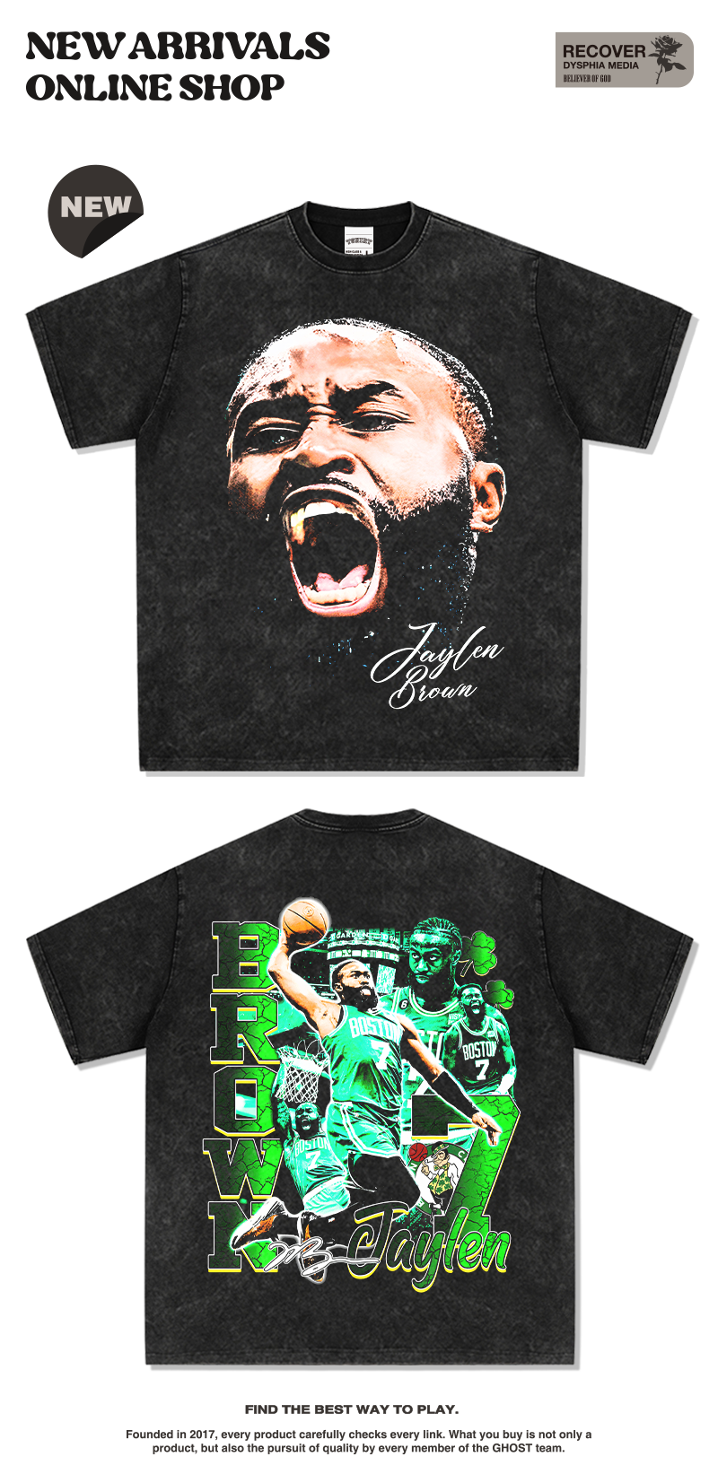Jaylen Brown NBA Tee 2024 - view 7