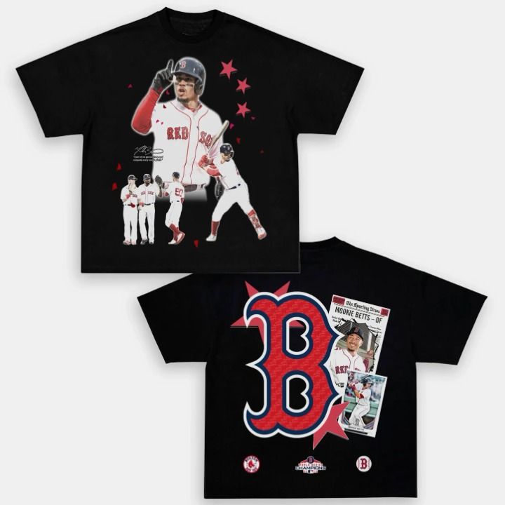 Mookie Red Sox Back Design TEE