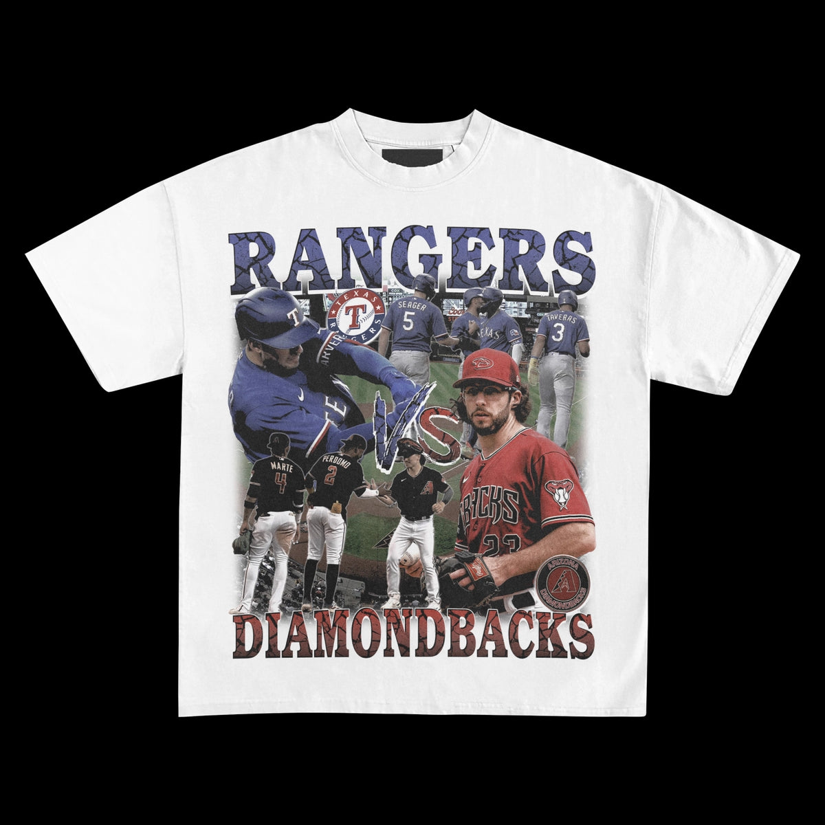 Rangers Vs Diamondbacks TEE - view 2