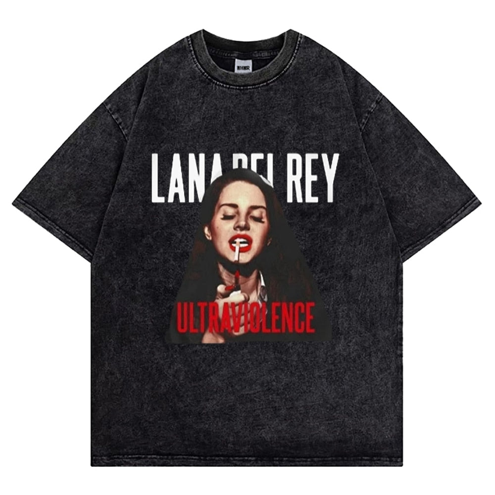 Lana Del Rey Dyed T-Shirt - 6ixmerchandise