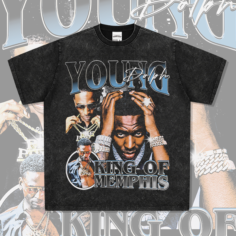 King Of Memphis By Young Dolph Hoodie - view 5