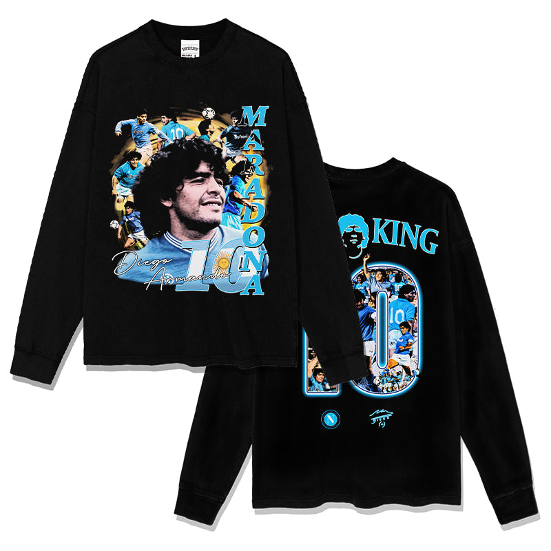DIEGO MARADONA FOOTBALL SWEATSHIRT 2024