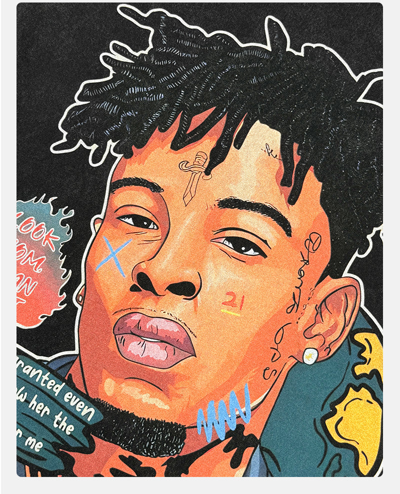 21 Savage By Comics 47 HOODIE - view 3
