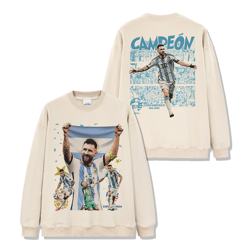 Copa America 2024 Campeón By Messi Sweatshirt