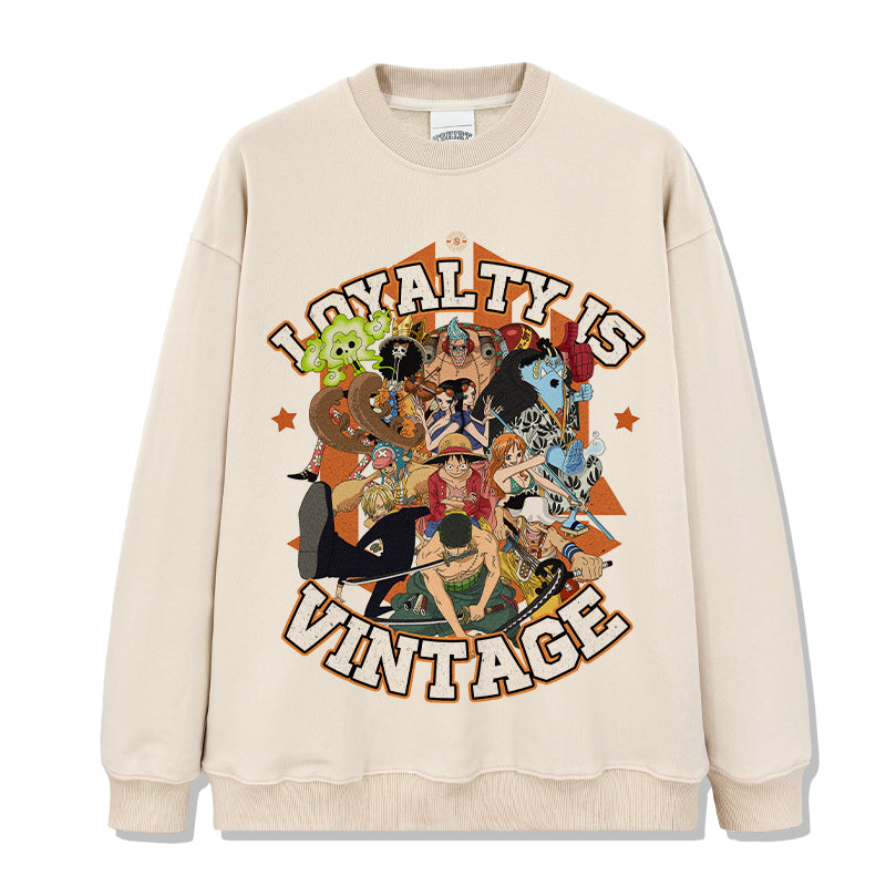 Loyalty s Vintage One Piece "Anime" Sweatshirt - view 3
