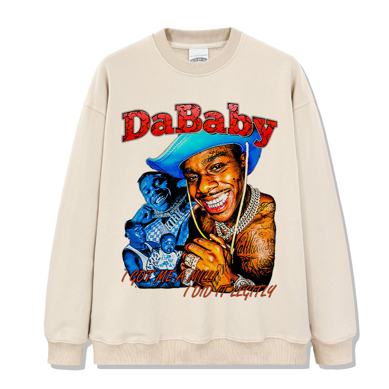 I Got A Milli I Did It Legitly By DaBaby Sweatshirt - view 4