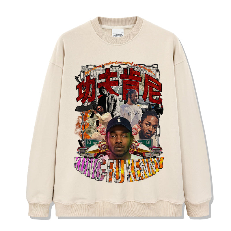 Kungfu Kenny By Kendrick Lamar Sweatshirt - view 4
