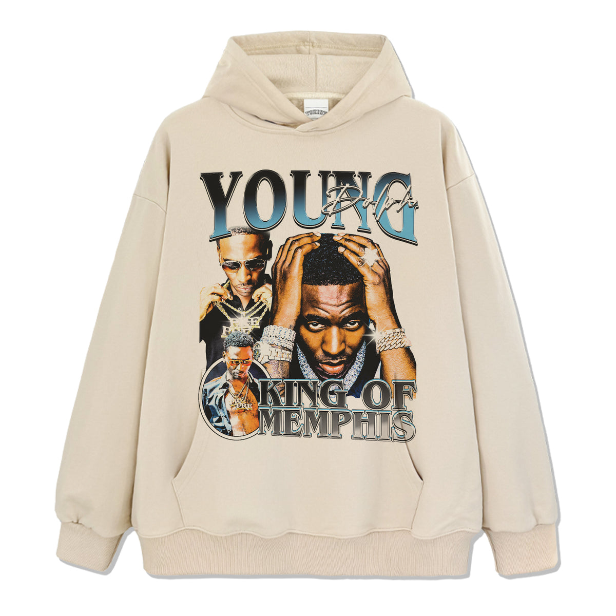 King Of Memphis By Young Dolph Hoodie - view 4