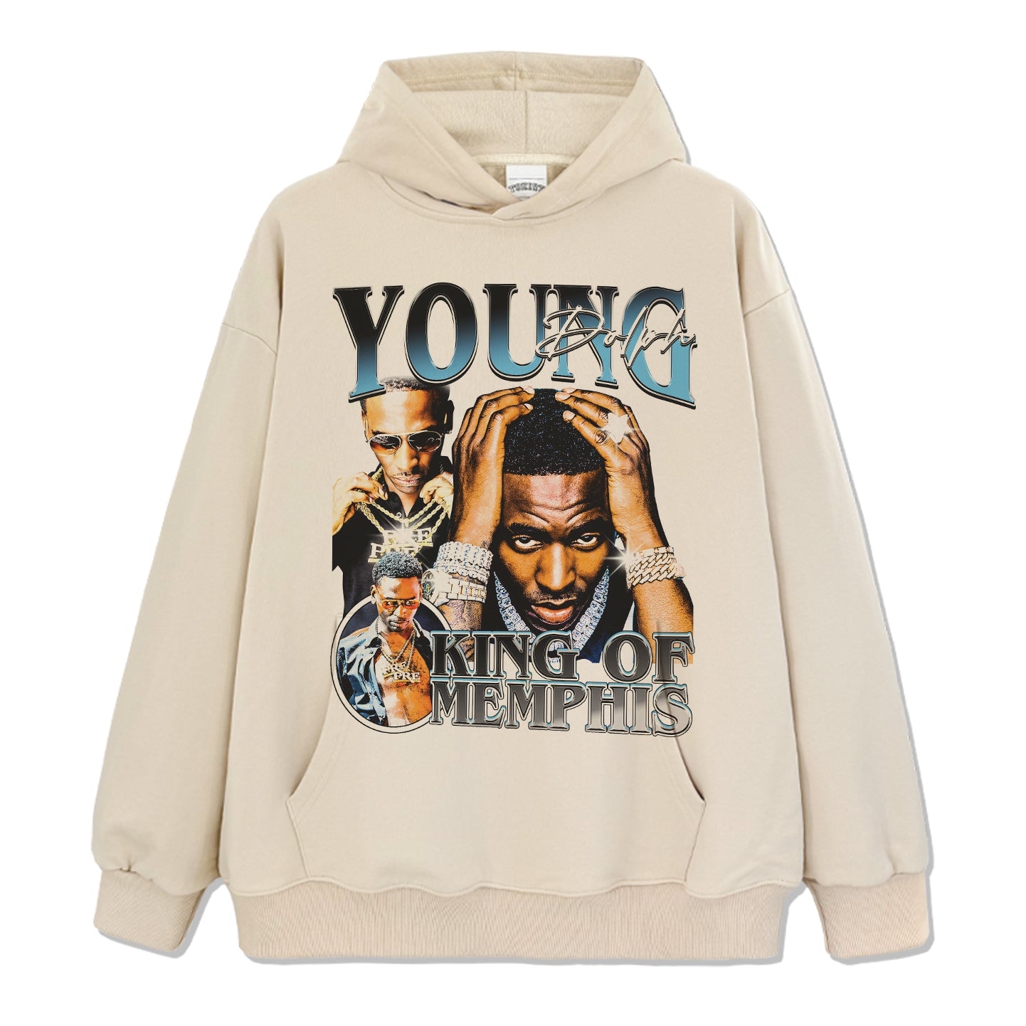 King Of Memphis By Young Dolph Hoodie - view 4