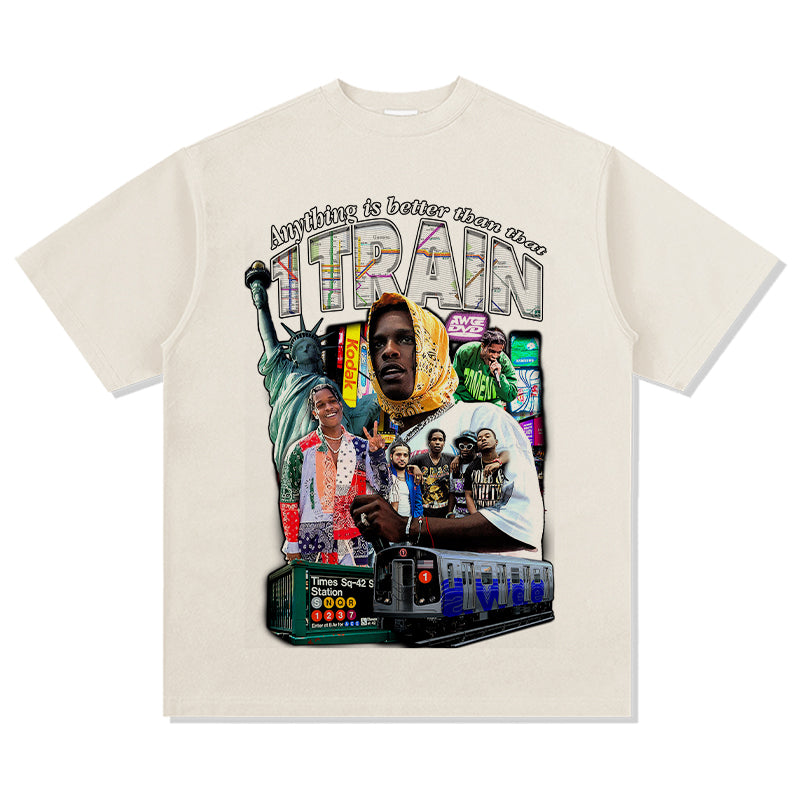 Anything is better than that 1 Train By Asap Rocky TEE - view 5