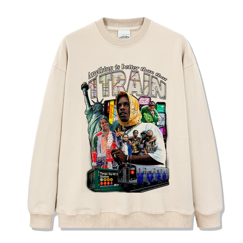 Anything is better than that 1 Train By Asap Rocky Sweatshirt - view 4