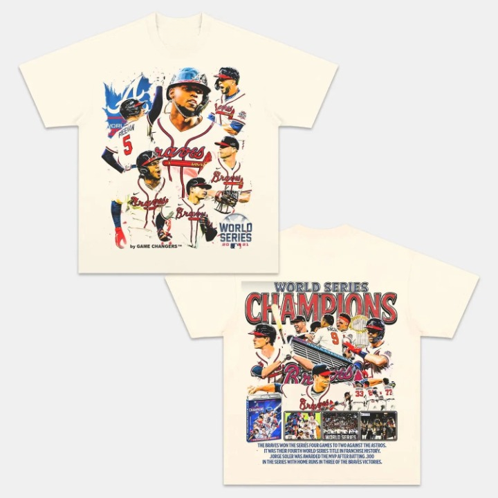 World Series champs Braves Back Design TEE - view 2