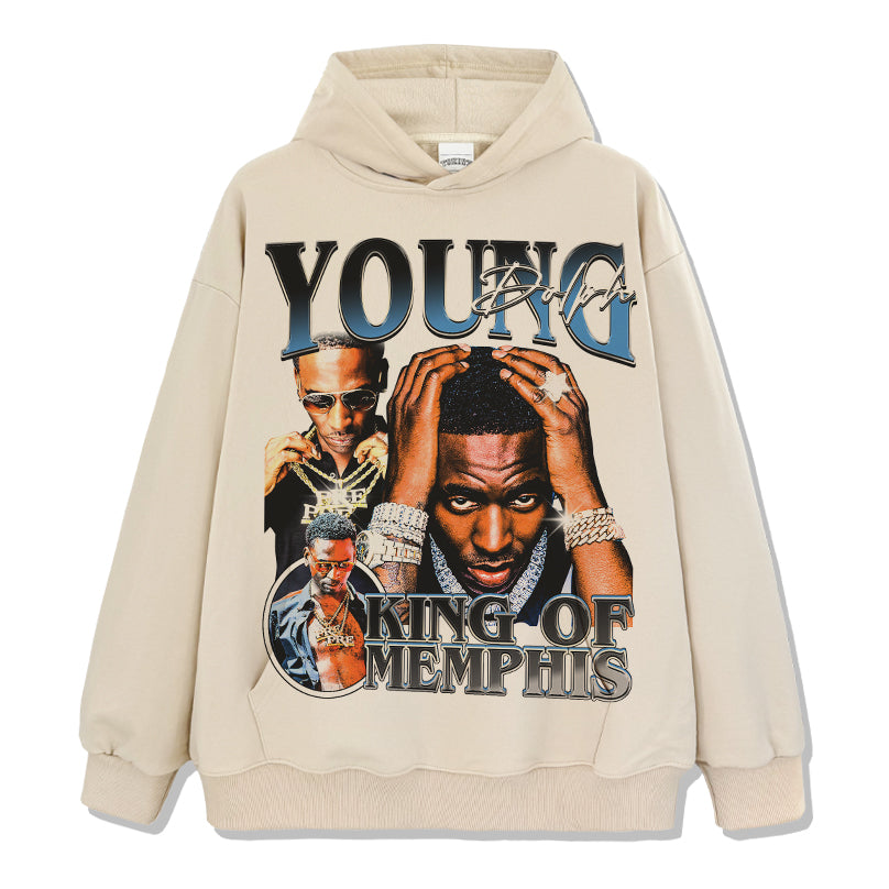 King Of Memphis By Young Dolph Hoodie - view 4