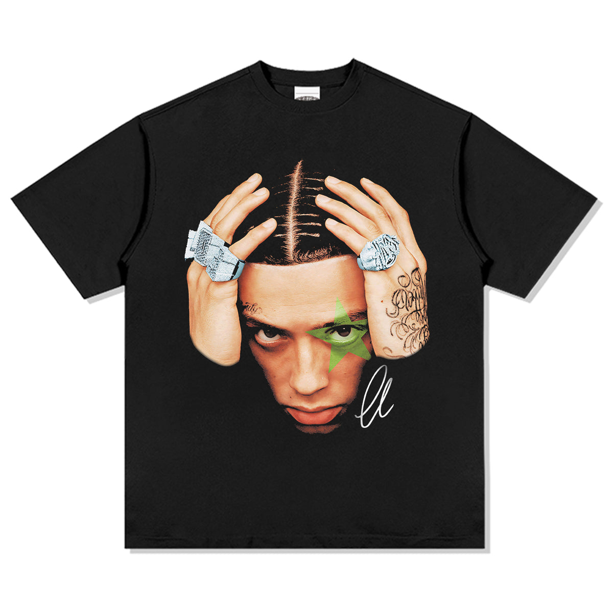Central Cee Signature Tee tribute tee in heavyweight cotton