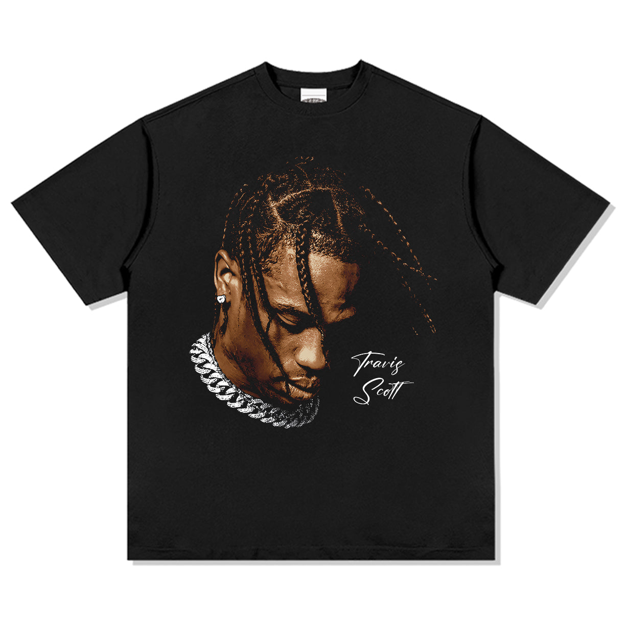 Travis Scott Tee tribute tee in heavyweight cotton