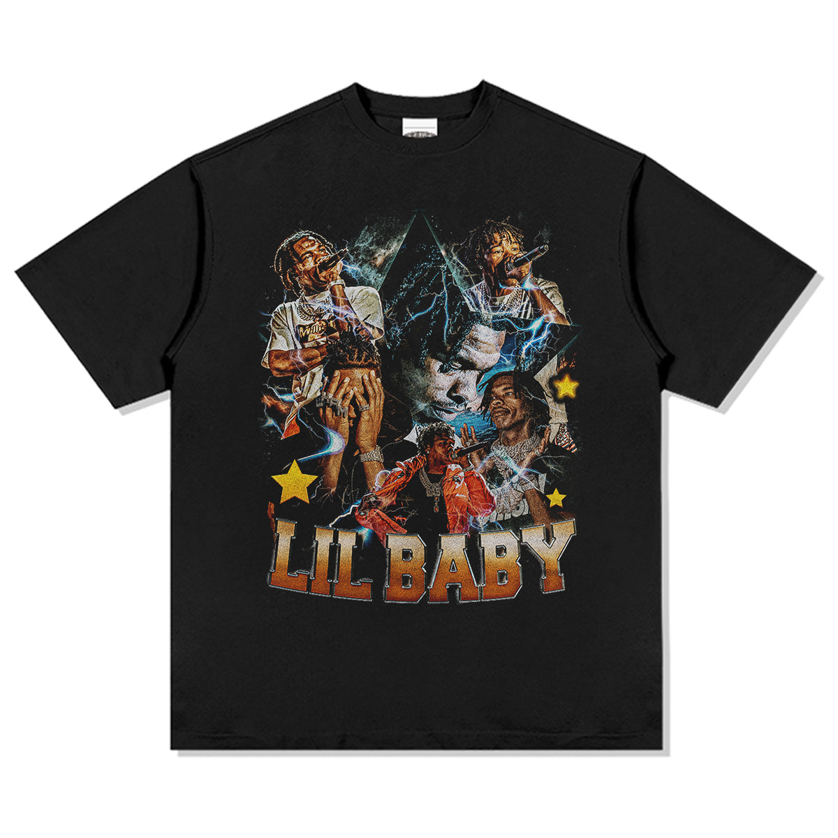 Lil Baby Tee tribute tee in heavyweight cotton