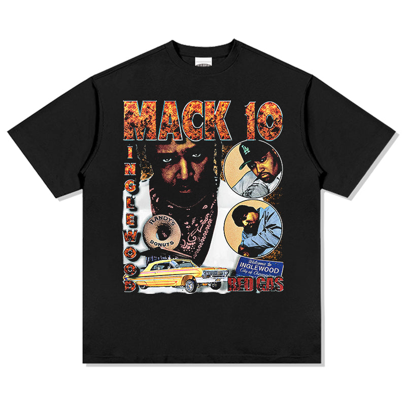 Red Gas By Mack 10 Tee