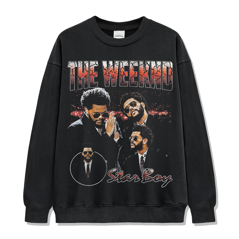 Star Boy By The Weeknd Sweatshirt in heavyweight 240gsm cotton