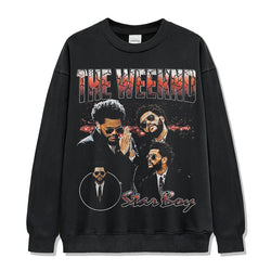 Star Boy By The Weeknd Sweatshirt tribute tee in heavyweight cotton