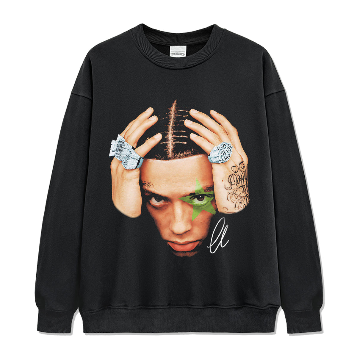 Central Cee Signature Sweatshirt tribute tee in heavyweight cotton