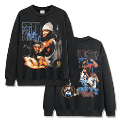 Get Rich Or Die Tryin By 50Cent Sweatshirt tribute tee in heavyweight cotton