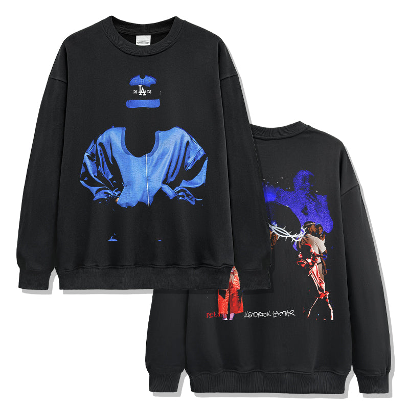 Kendrick Lamar Sweatshirt tribute tee in heavyweight cotton