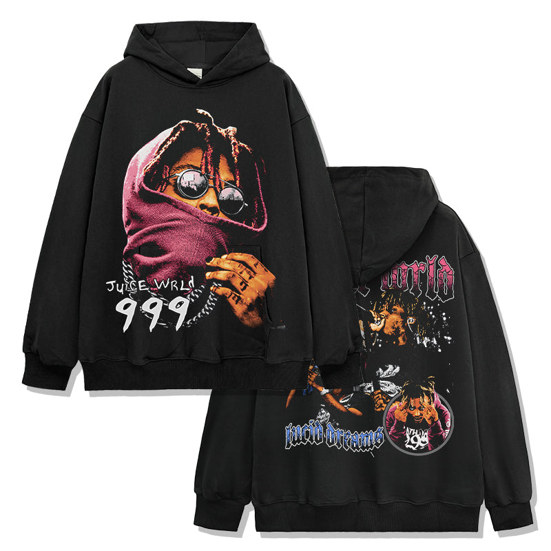 Lucid Dreams By Juice-Wrld Hoodie tribute hoodie in heavyweight cotton