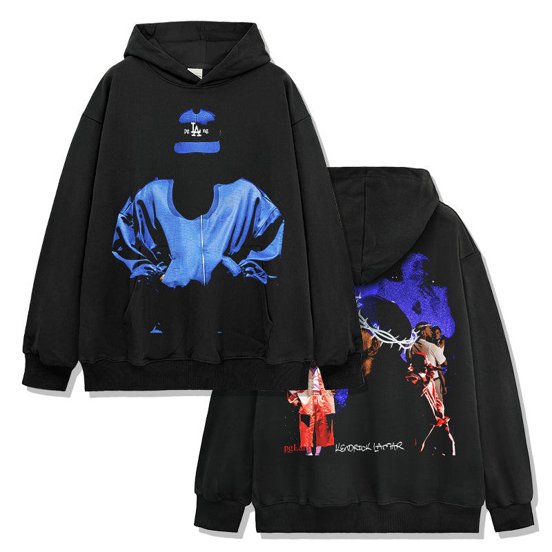 Kendrick Lamar Hoodie tribute hoodie in heavyweight cotton