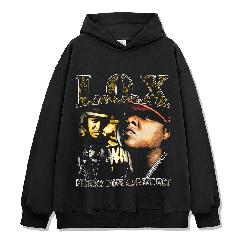 Money, Power & Respect By The Lox Hoodie