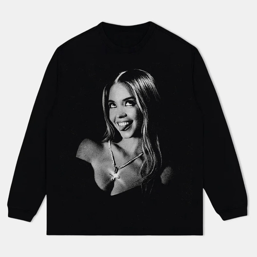 Sydney Sweeney Black & White Glam Tee - view 3