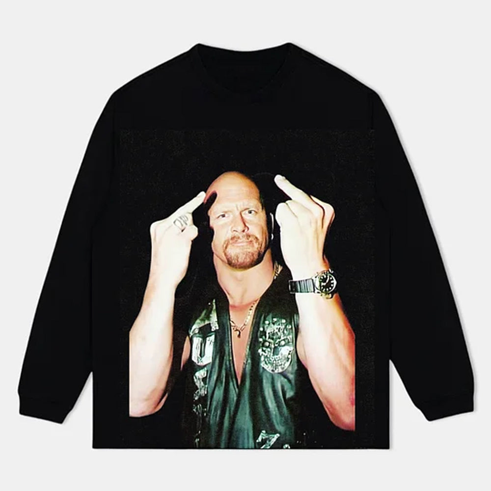 Stone Cold Steve Austin Graphic Tee Legendary Style - view 5