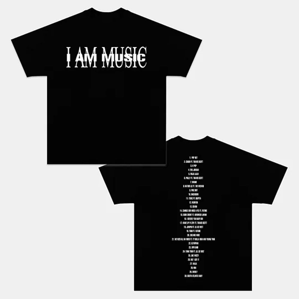 Playboi Carti “I AM MUSIC” Dual-Sided Graphic Tee
