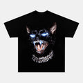 Glowing Eye Retro Cat Graphic Tee Fierce Street Style