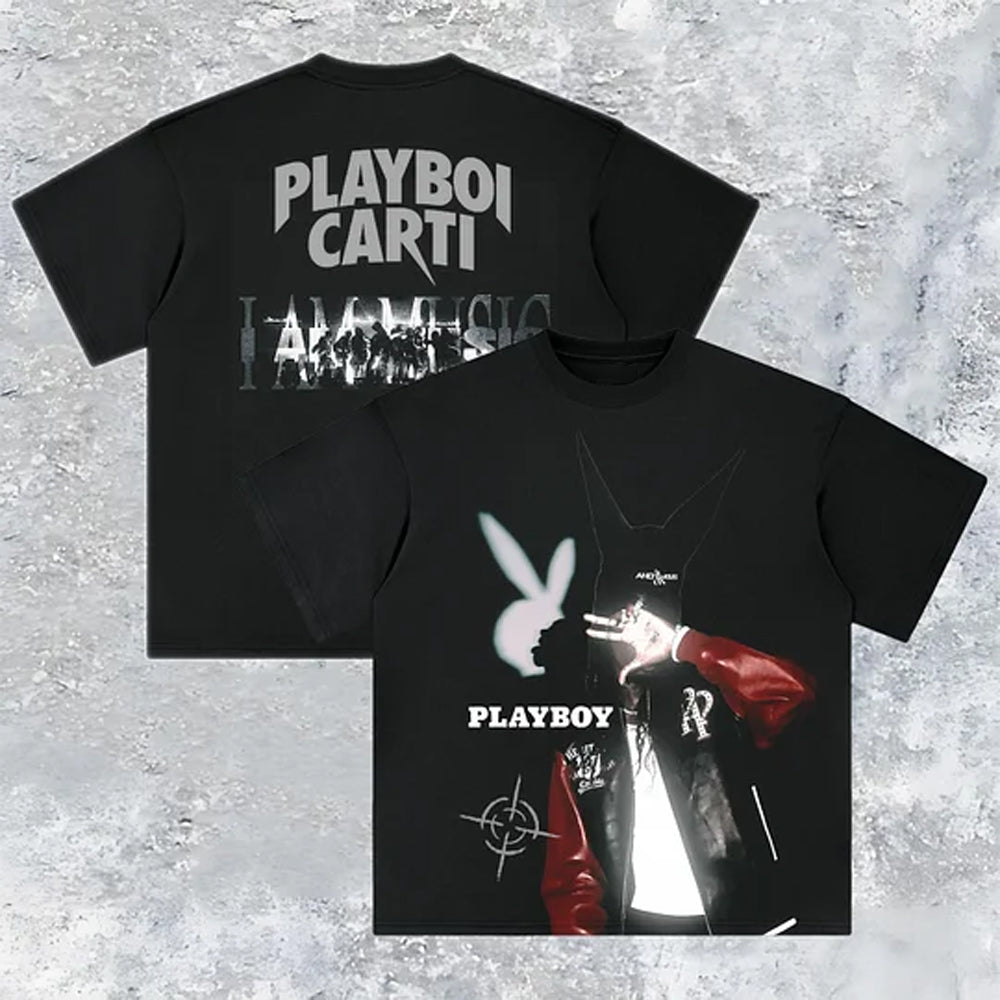 Front & Back Playboi Carti Retro Graphic Tee