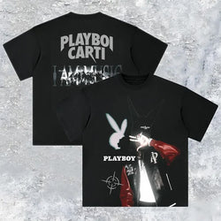 Front & Back Playboi Carti Retro Graphic Tee