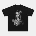 Sydney Sweeney Black & White Glam Tee