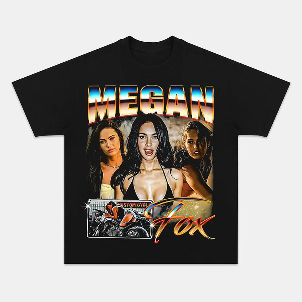 Megan Fox Retro Bold Collage Graphic Tees