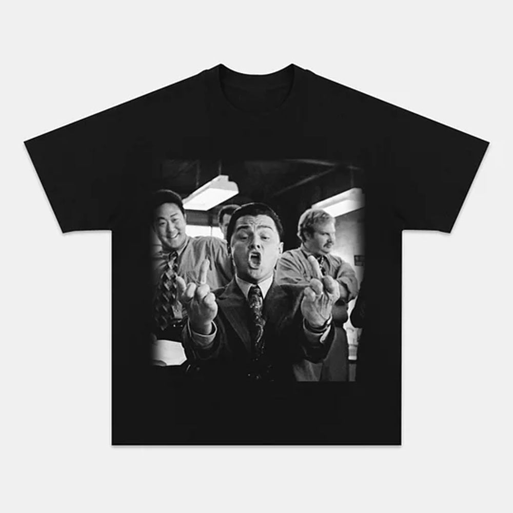 Wolf of Wall Street Graphic Tee Bold Style Online