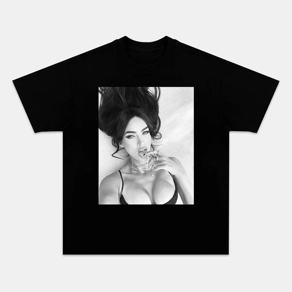 Megan Fox New Graphic Tee Black Design