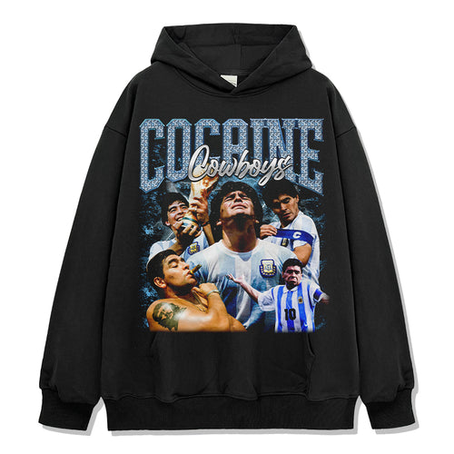 Cocaine Cowboys By Diego Maradona Hoodie