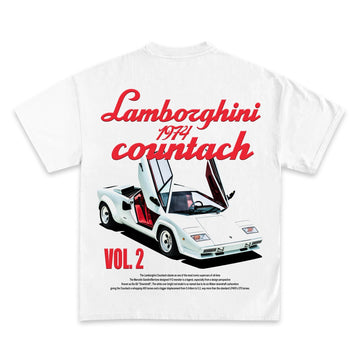 Lamborghini Countach 1974 Back Design TEE