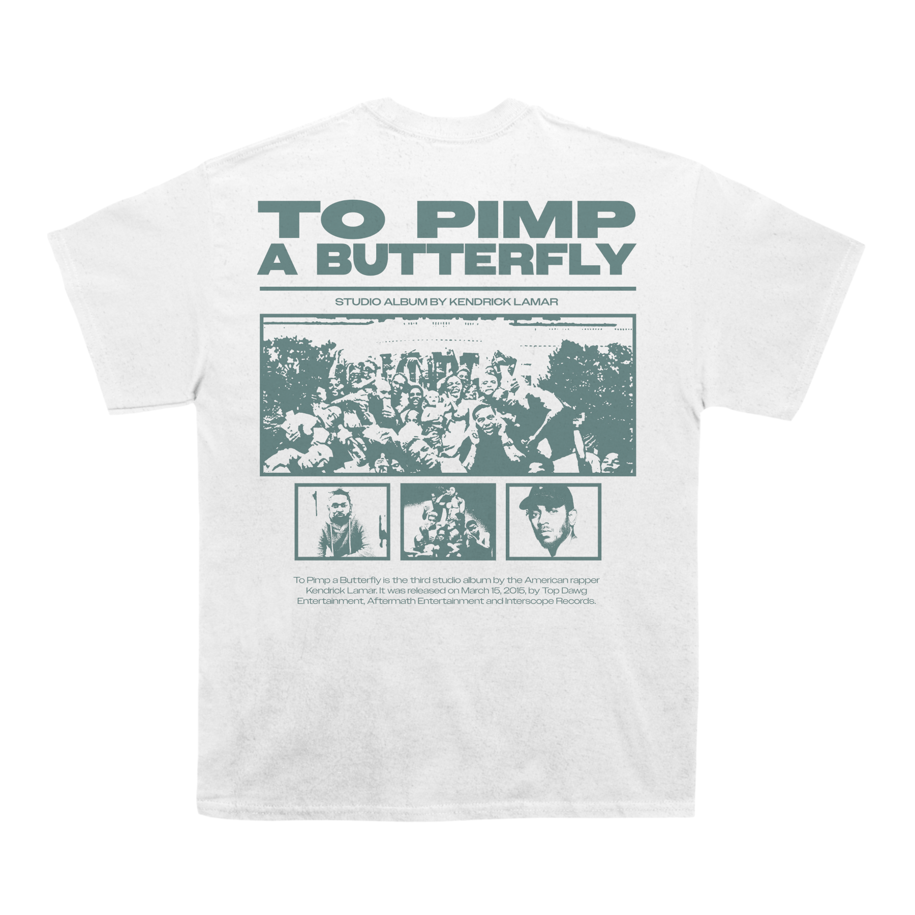 Kendrick "To Pimp A Butterfly" Back Design TEE
