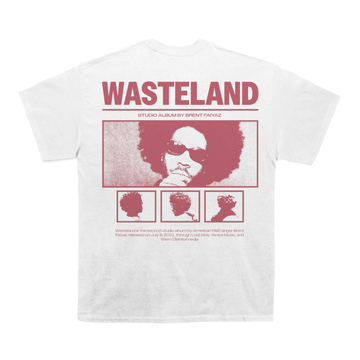 Brent Faiyaz "Wasteland" Back Design TEE