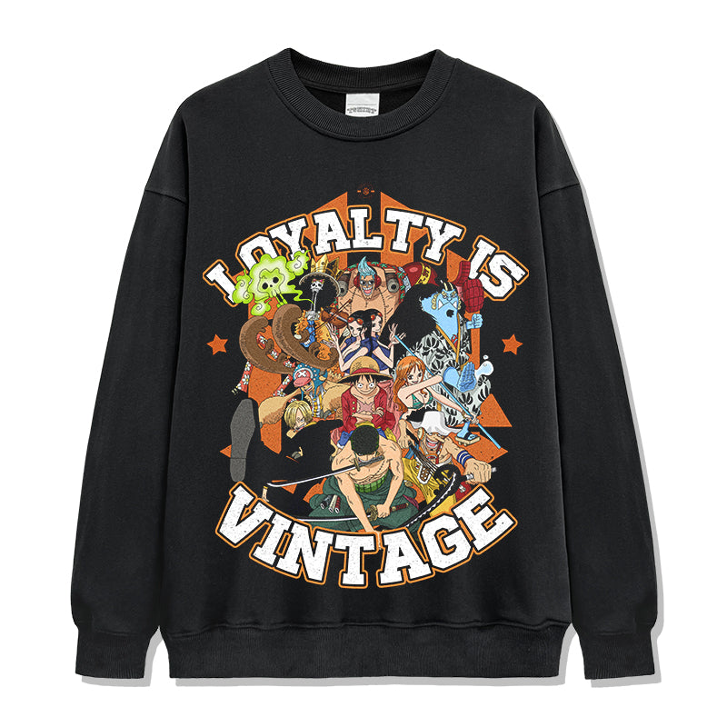 Loyalty s Vintage One Piece "Anime" Sweatshirt