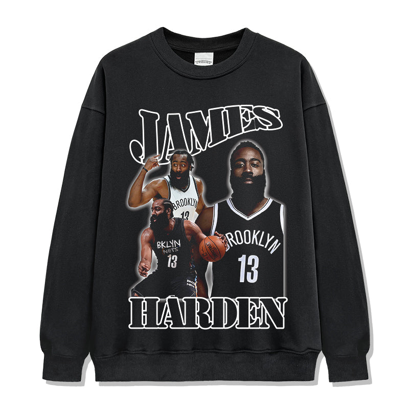 James Harden Sweatshirt NBA in heavyweight 240gsm cotton