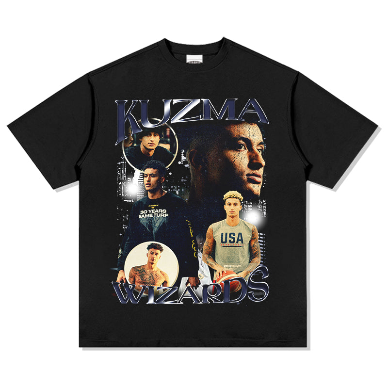 Kyle Kuzma Tee NBA in heavyweight 240gsm cotton