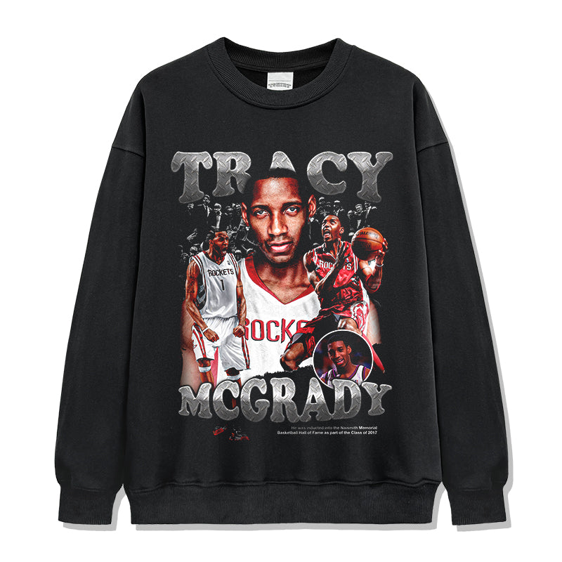 Tracy Mcgrady Sweatshirt NBA in heavyweight 240gsm cotton